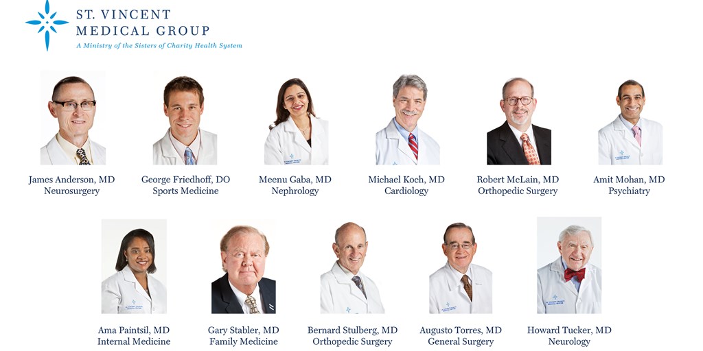 ST. VINCENT MEDICAL GROUP EXPANDS WITH 12 NEW PHYSICIANS