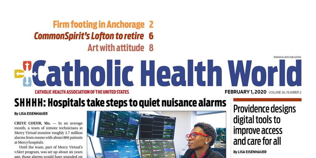 St. Vincent featured in Catholic Health World cover story